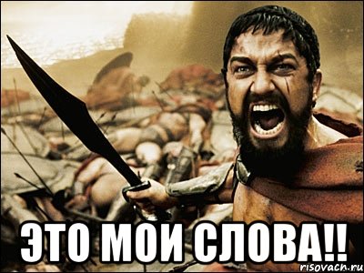  это мои слова!!, Мем Это Спарта