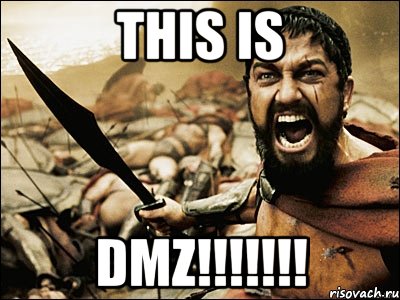 this is dmz!!!, Мем Это Спарта