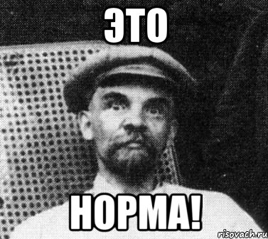 это норма!, Мем   Ленин удивлен