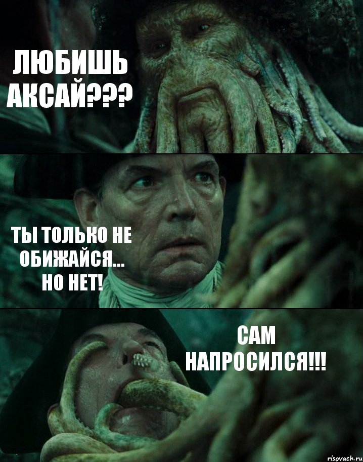 ЛЮБИШЬ АКСАЙ??? ТЫ ТОЛЬКО НЕ ОБИЖАЙСЯ... НО НЕТ! САМ НАПРОСИЛСЯ!!!, Комикс Пираты Карибского моря