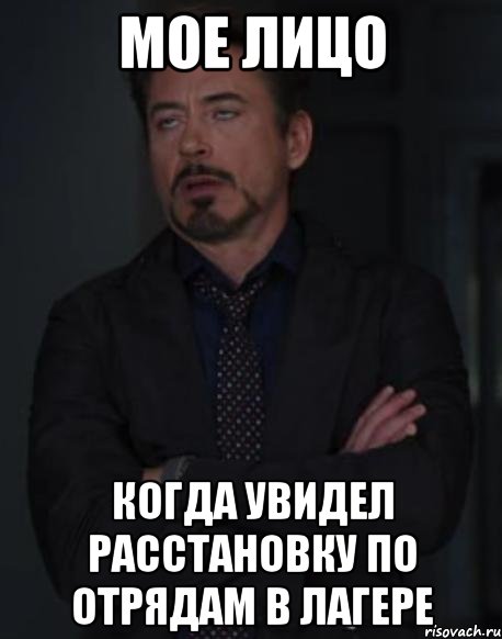 мое лицо когда увидел расстановку по отрядам в лагере, Мем твое выражение лица