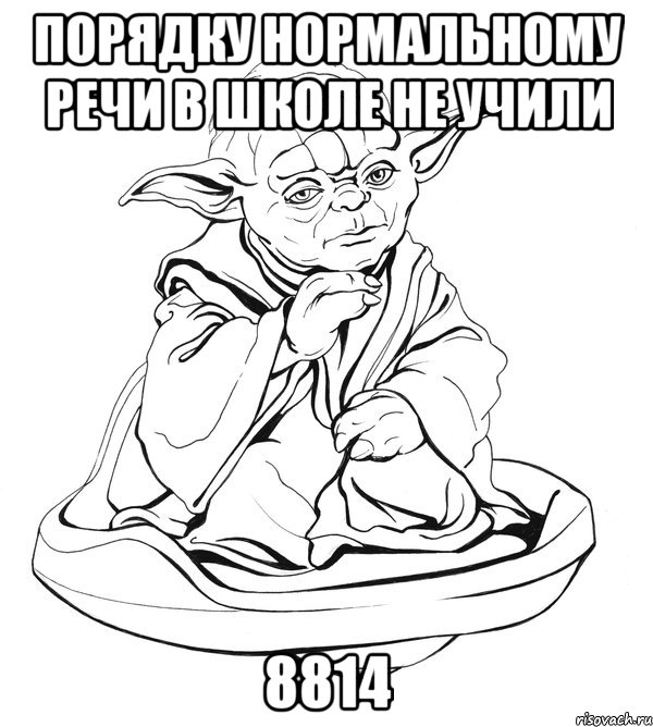 порядку нормальному речи в школе не учили 8814