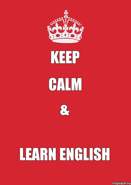 KEEP CALM & LEARN ENGLISH, Комикс Keep Calm 3