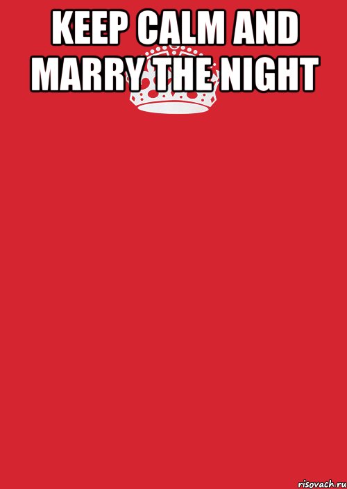 keep calm and marry the night , Комикс Keep Calm 3