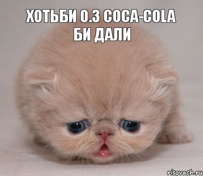 хотьби 0.3 coca-cola би дали