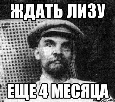 ждать лизу еще 4 месяца, Мем   Ленин удивлен