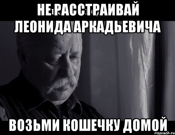 не расстраивай леонида аркадьевича возьми кошечку домой, Мем Не расстраивай Леонида Аркадьевича