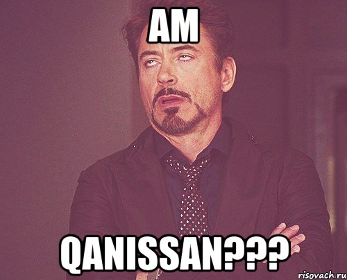 am qanissan???, Мем твое выражение лица