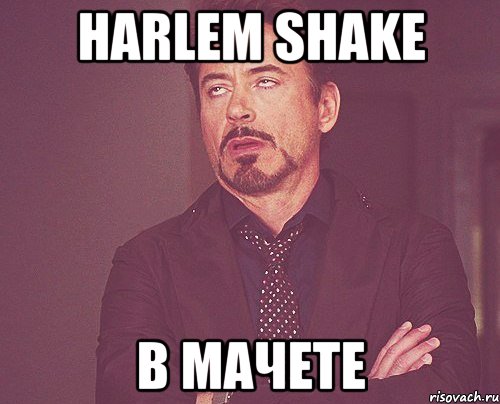 harlem shake в мачете, Мем твое выражение лица