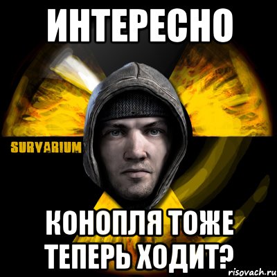 интересно конопля тоже теперь ходит?, Мем Typical Scavenger