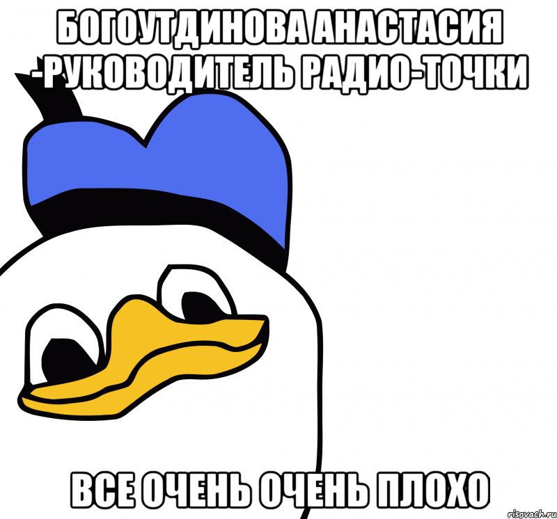 богоутдинова анастасия -руководитель радио-точки все очень очень плохо, Мем ВСЕ ОЧЕНЬ ПЛОХО