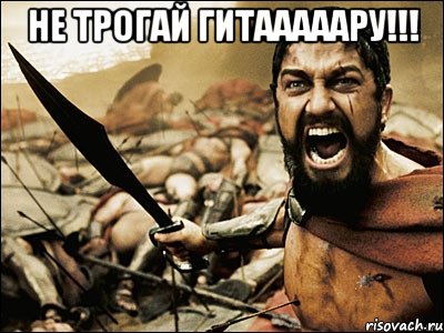 не трогай гитааааару!!! , Мем Это Спарта