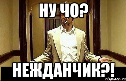 ну чо? нежданчик?!