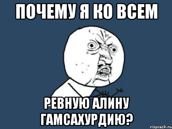 почему я ко всем ревную алину гамсахурдию?, Мем Ну почему