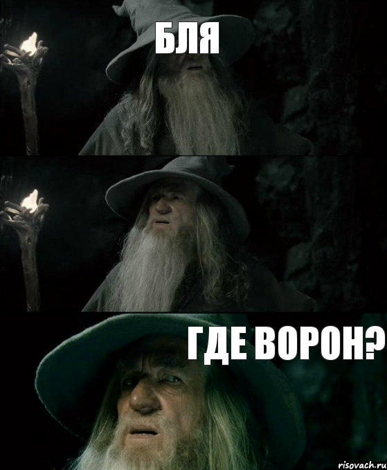 бля где ворон?