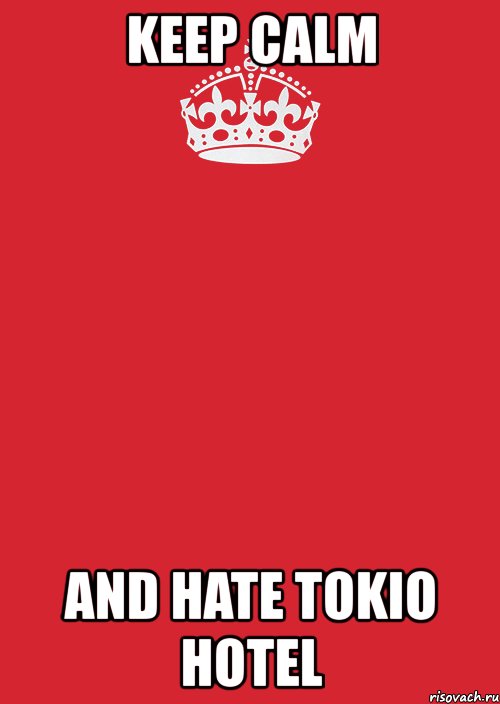 keep calm and hate tokio hotel, Комикс Keep Calm 3