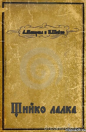 Л.Макарова и Н.Шейко Щийко лалка, Комикс обложка книги