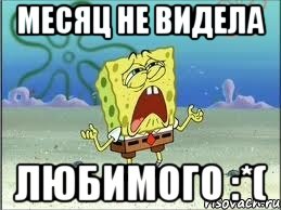 Месяц видел. Мы не виделись месяц. Когда не виделись месяц. Когда давно не видел любимую. Ровно месяц.