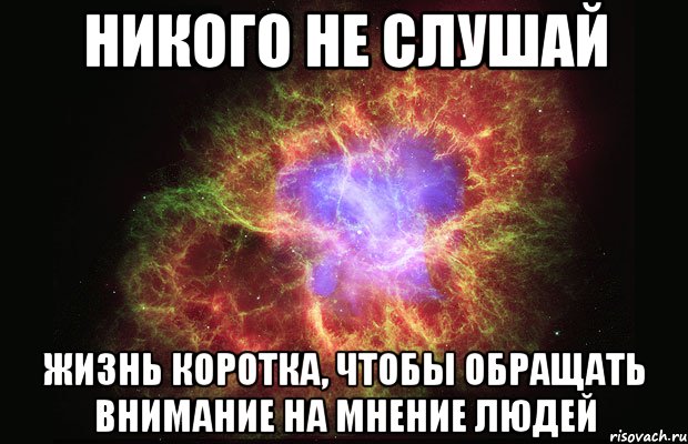 Никого не слушай картинки