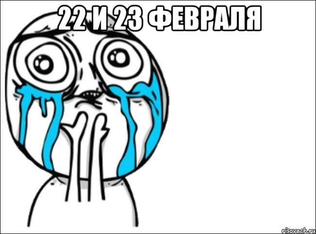 22 и 23 февраля , Мем Это самый