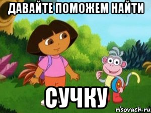 давайте поможем найти сучку