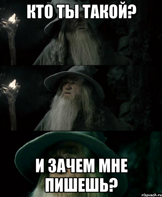 кто ты такой? и зачем мне пишешь?, Комикс Гендальф заблудился