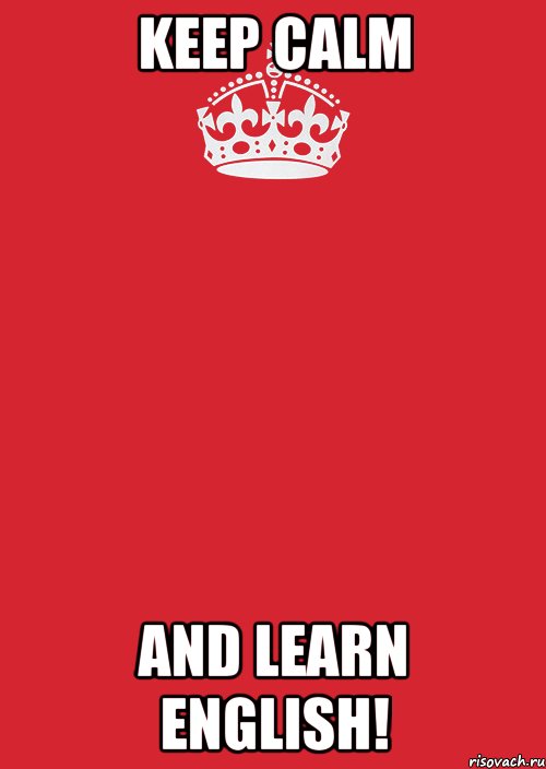 keep calm and learn english!, Комикс Keep Calm 3