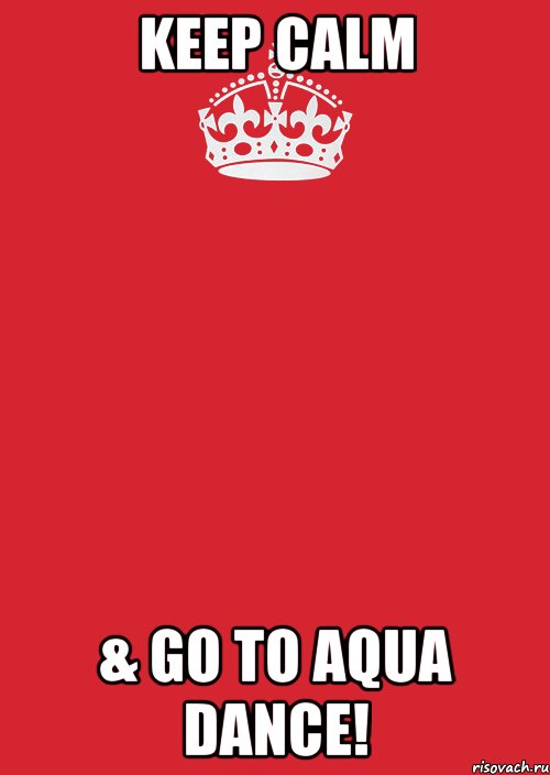 keep calm & go to aqua dance!, Комикс Keep Calm 3