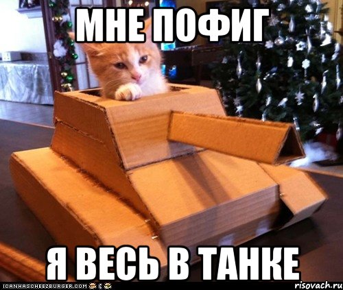 мне пофиг я весь в танке