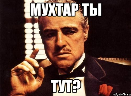 мухтар ты тут?, Мем крестный отец