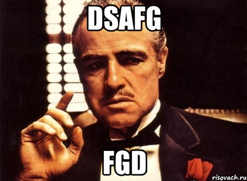 dsafg fgd, Мем крестный отец