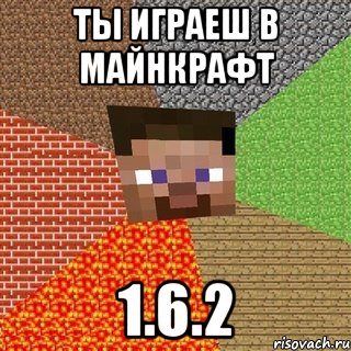 ты играеш в майнкрафт 1.6.2, Мем Миникрафтер