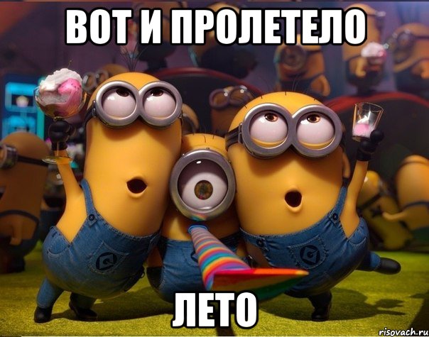 вот и пролетело лето