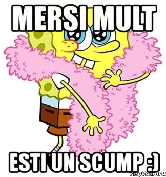 mersi mult esti un scump :), Мем Спанч боб