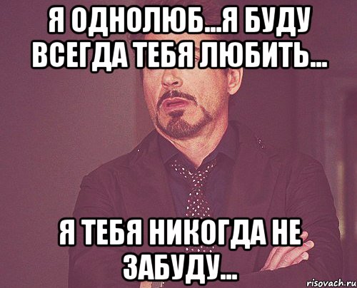 Многоеб. Однолюб. Я тебя никогда не забуду Мем. Не однолюб. Я однолюб Мем.