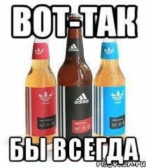 вот-так бы всегда, Мем адидас