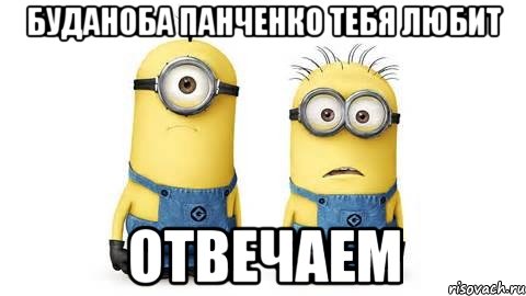 буданоба панченко тебя любит отвечаем