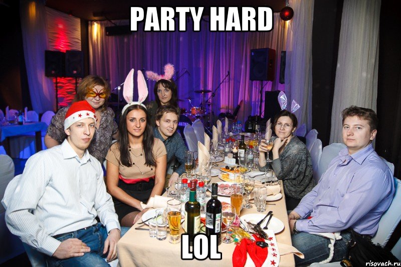 party hard lol, Мем Party Hard