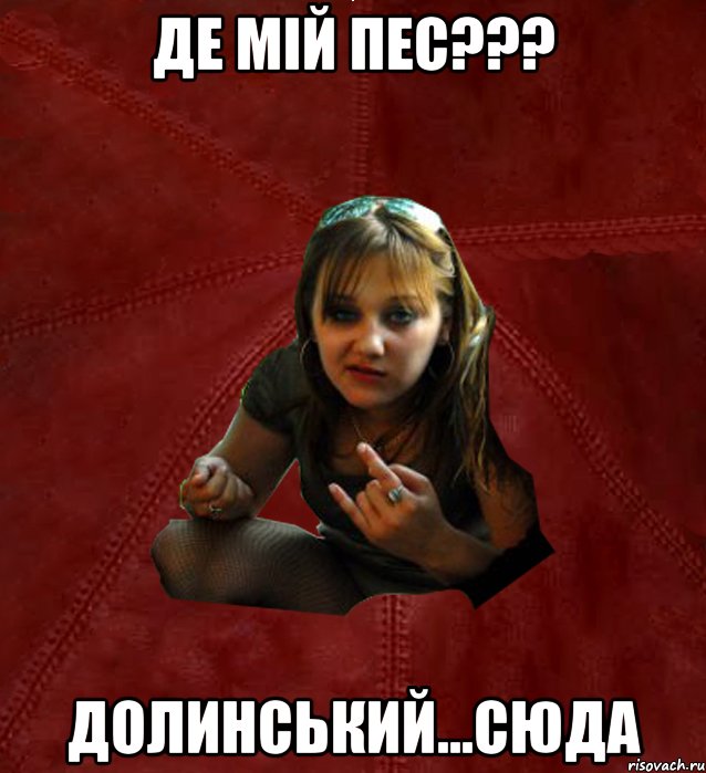 де мій пес??? долинський...сюда, Мем Тьола Маша