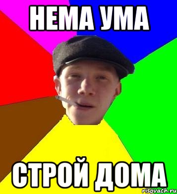 нема ума строй дома, Мем умный гопник