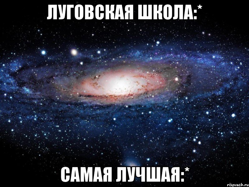 луговская школа:* самая лучшая:*, Мем Вселенная