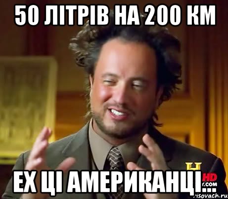 50 літрів на 200 км ех ці американці..., Мем Женщины (aliens)