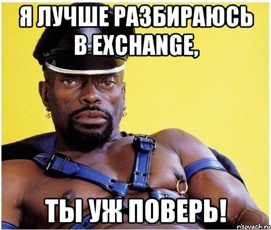 я лучше разбираюсь в exchange, ты уж поверь!, Мем Черный властелин