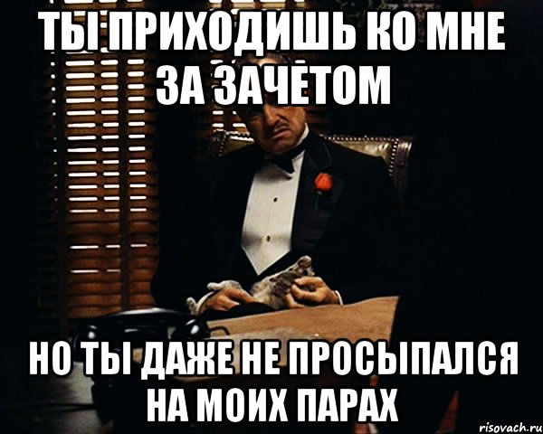 Даже не проснулась. Дон Корлеоне ты приходишь ко мне. Дон Корлеоне Мем пара. Слова Дона Корлеоне ты приходишь ко мне. Витая пара Мем.