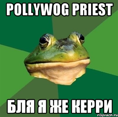 pollywog priest бля я же керри, Мем  Мерзкая жаба