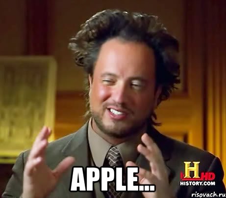  apple..., Мем Женщины (aliens)