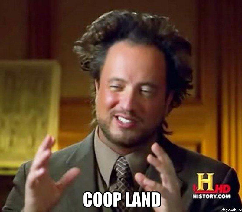  coop land, Мем Женщины (aliens)