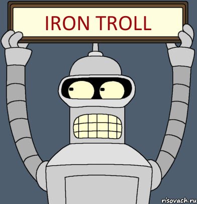 Iron Troll, Комикс Бендер с плакатом