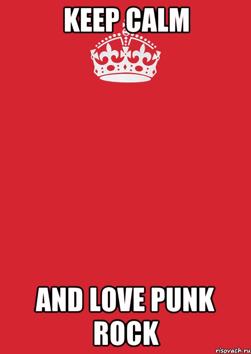 KEEP CALM AND LOVE PUNK ROCK, Комикс Keep Calm 3