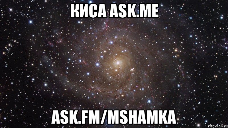 киса ask.me ask.fm/MsHamka, Мем  Космос (офигенно)